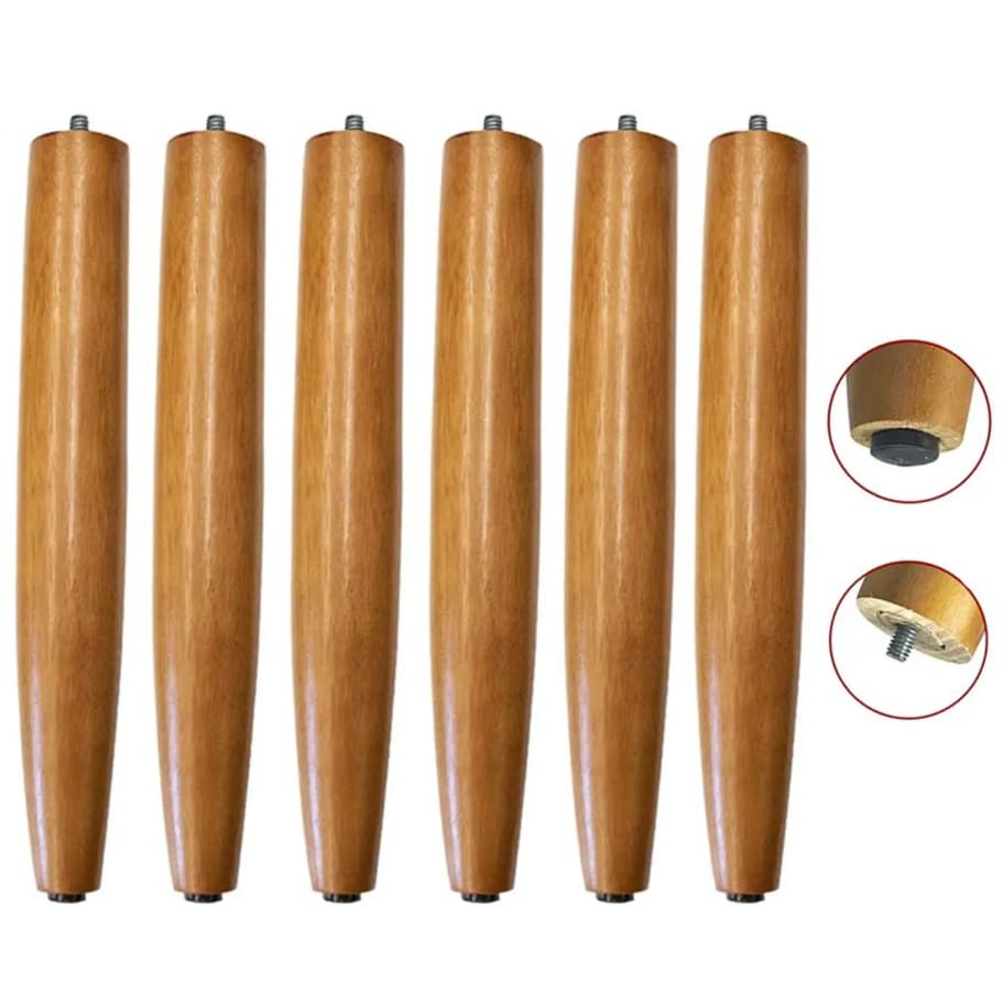 Pés palito de madeira para banquetas