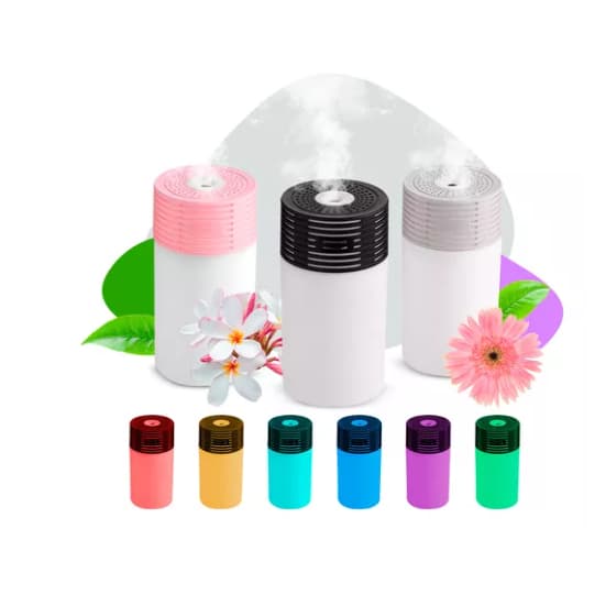 Umidificador De Ar Portátil Usb Ultrassônico Led 300ml Bm005 Bmax 110v/220v