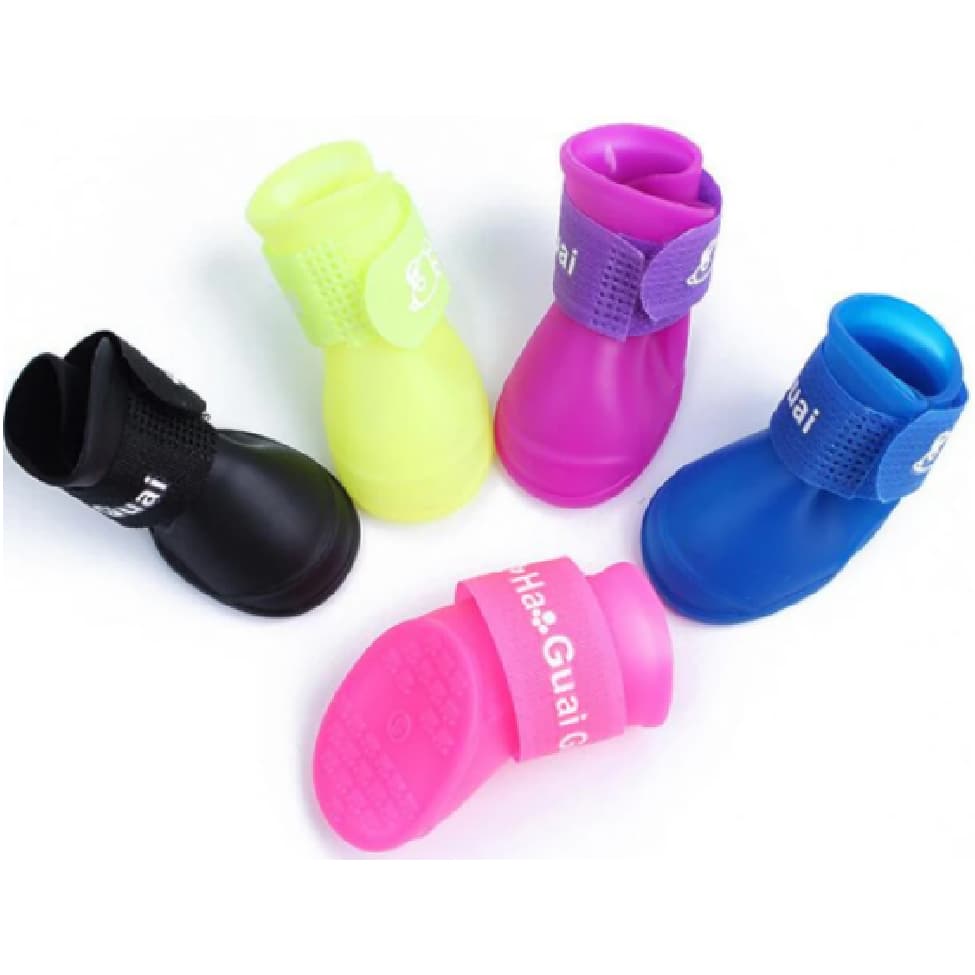 Sapato Bota Galocha de Silicone para Cachorro