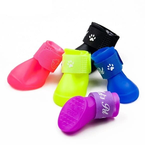 Sapato Botinha de Silicone para Cachorro