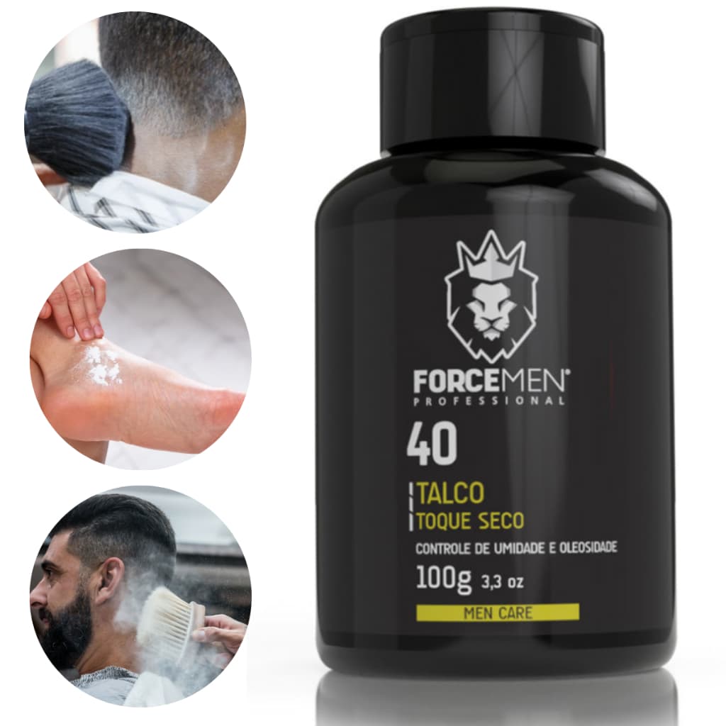 Talco Perfumado Toque Seco Force Men