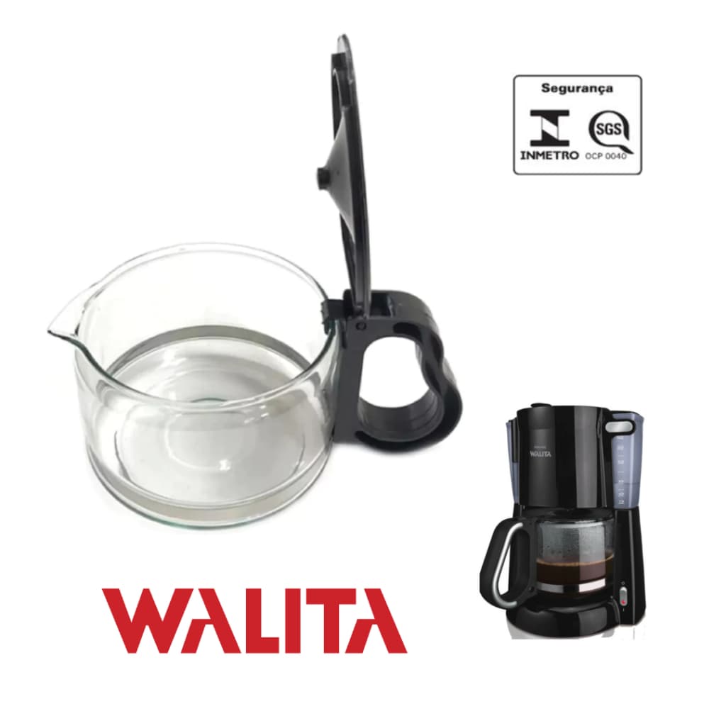 Jarra Cafeteira Walita Studio Comfort RI7444 / RI7448 Compatível | Vidro Resistente