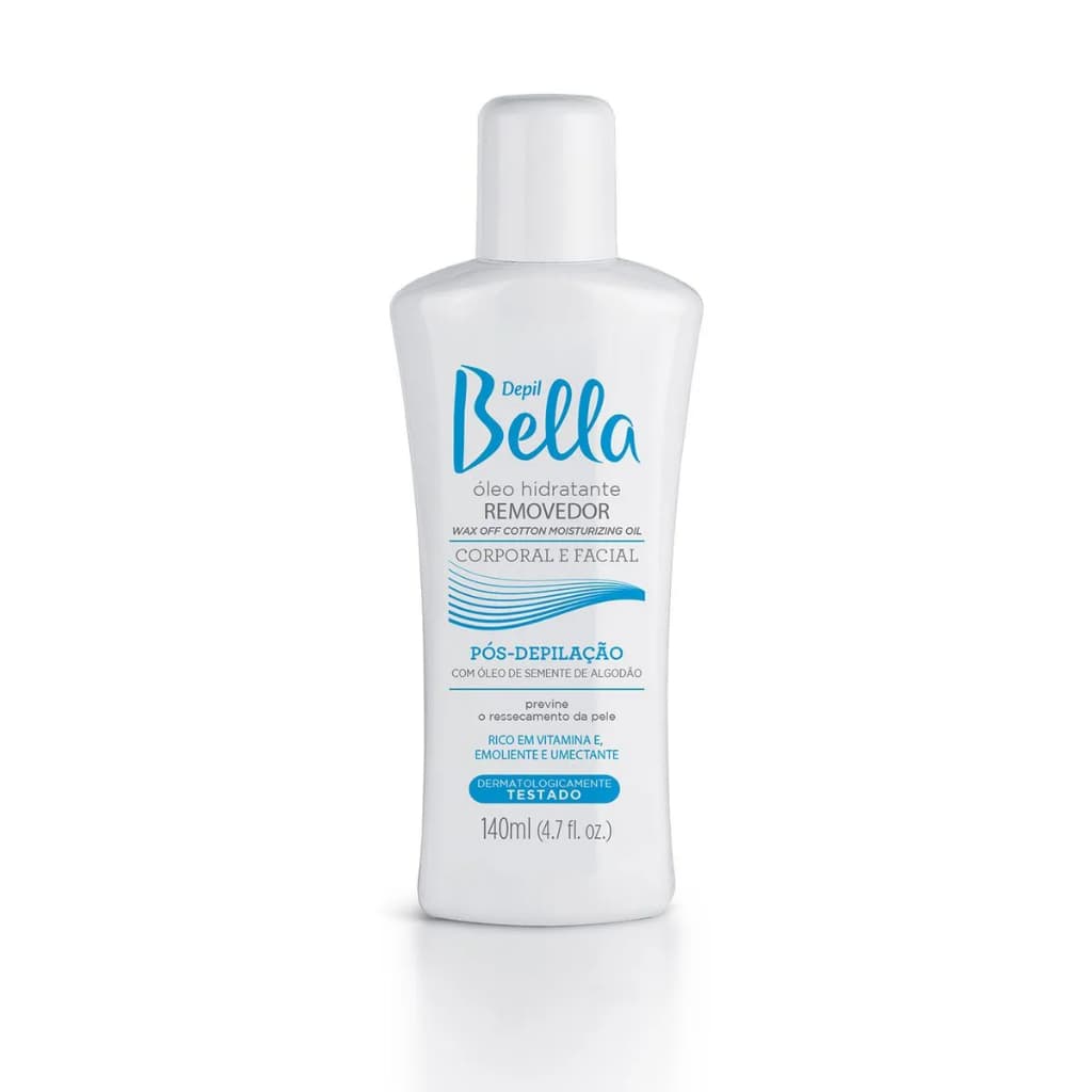 Óleo Hidratante Removedor com Óleo de Algodão Pós-Depilação 140ml Depil Bella