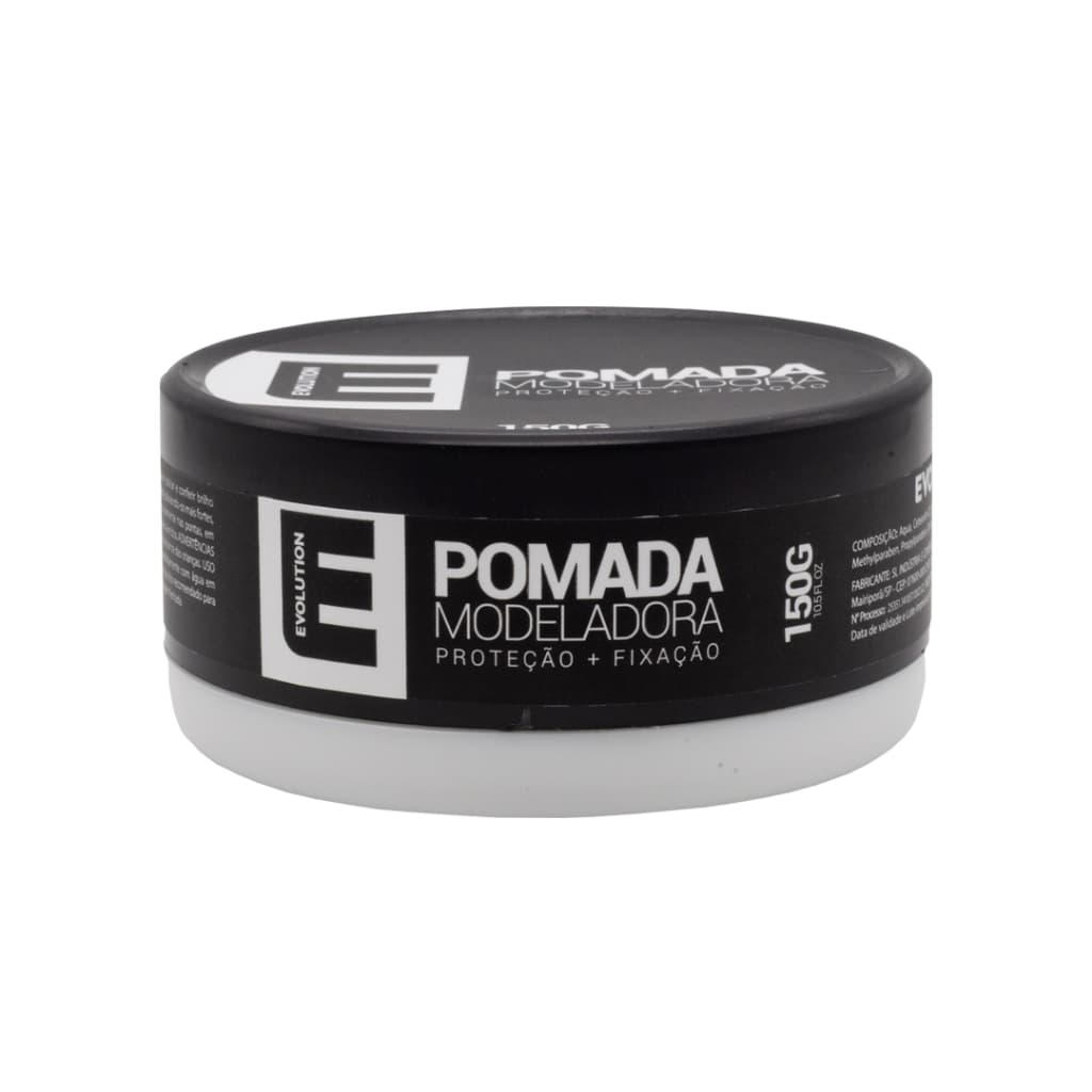 Pasta Modeladora Capilar Efeito Brilho Molhado 150gr Evolution Barber
