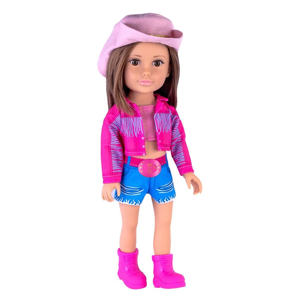 Boneca Ana Country Style Boiadeira de Chapéu Super Toys