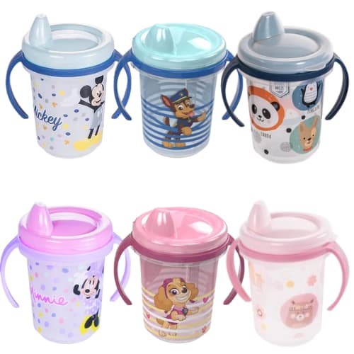 Copo caneca treinamento com alça infantil - alça removível 330ml plasútil bebê