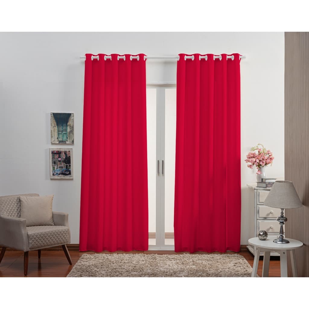 Cortina Oxford em Tecido Grosso 3,00 x 2,50 Para Sala Quarto Escritório Semi Black Out