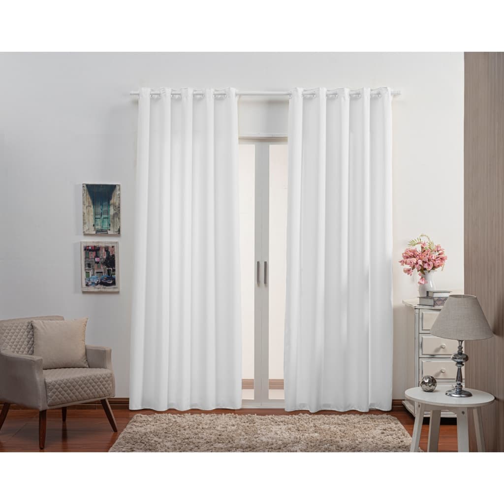 Cortina Oxford 3,00 x 3,00 Alta para Sala Quarto Escritorio Semi Black Out