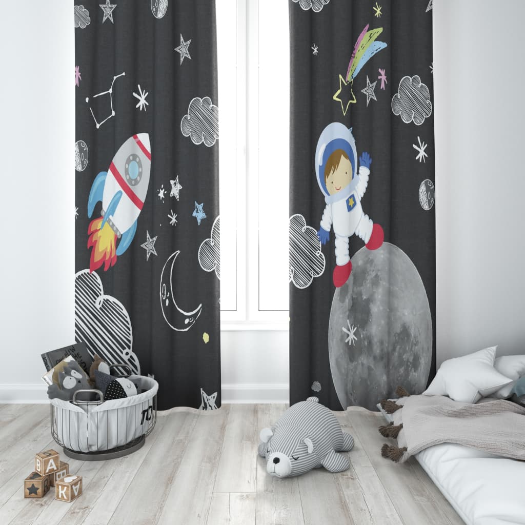 Cortina Tecido Oxford Quarto Infantil Decoração Casa Estampas Diversas Versátil 280 larg x 220 alt