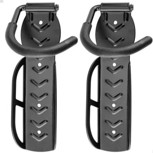 2x Suporte Gancho Bike Bicicleta Pendurar Parede Vertical