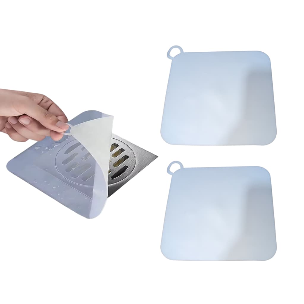 kit 02 Capa protetora de ralo anti odor anti insetos de silicone para pia banheiro