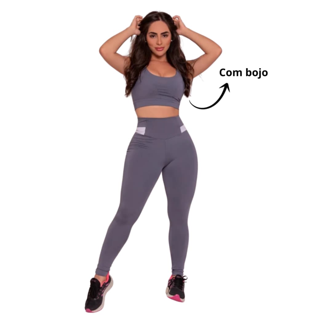 Conjunto Academia Top e Legging