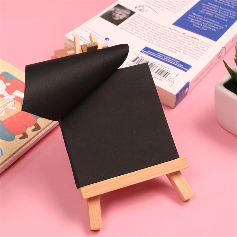Bloco Adesivo Preto 7.5x7.5 cm 100 folhas