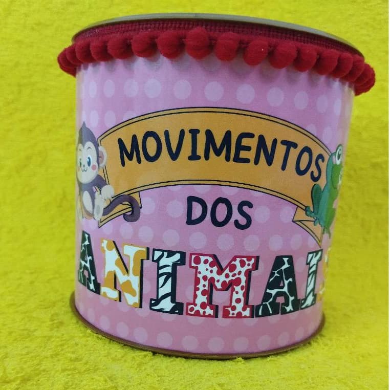 Jogo Pedagógico Movimento dos Animais, material pedagógico, corpo e movimento, Educação Infantil, imitação de animais
