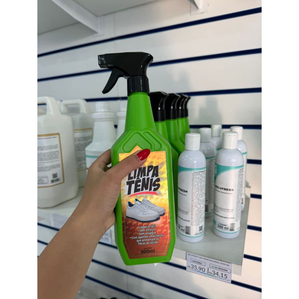 Limpa Tenis, Crocs, Botas, Calçados e chinelos Biossen - Com gatilho espuma