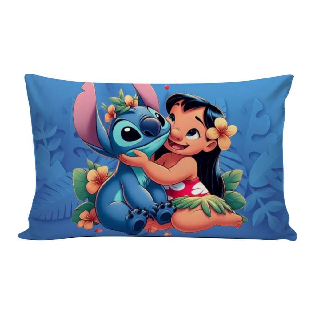 Almofadas Retangular Infantil Baguete Cheia Casa Decoração Enchimento Silicone Infantil Lilo Stitch