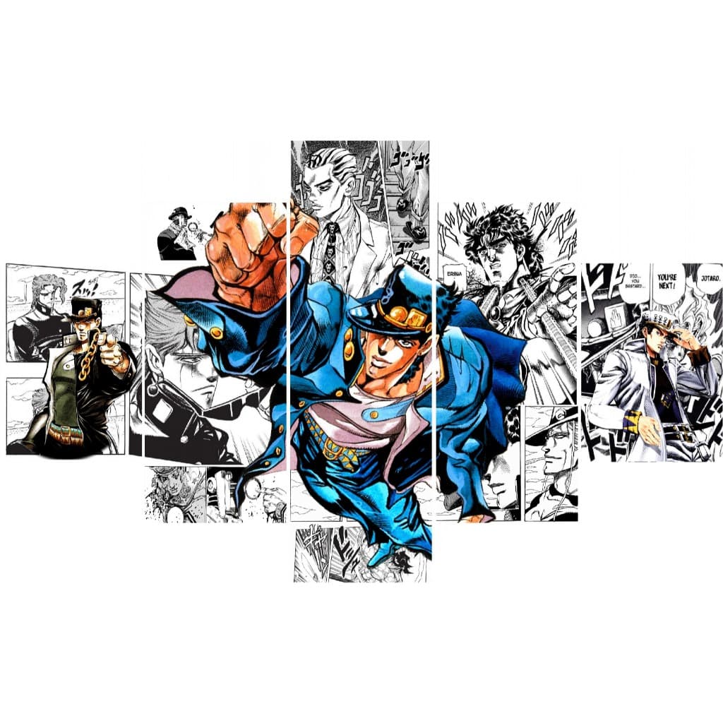 QUADRO DECORATIVO JOJO'S BIZARRE ADVENTURE JOTARO KUJO
