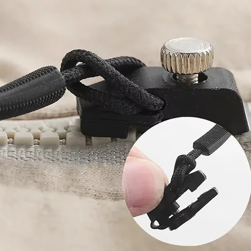 6 12 Cursor Carrinho Ziper Reparo Instantaneo Universal Reutilizavel Bolsa Mochila Roupas Mala