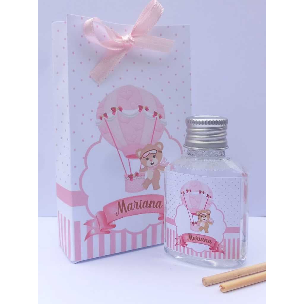 Lembrancinhas Ursinho Baloeiro / Menina / Menino Aromatizador / Chá de Bebê / Maternidade