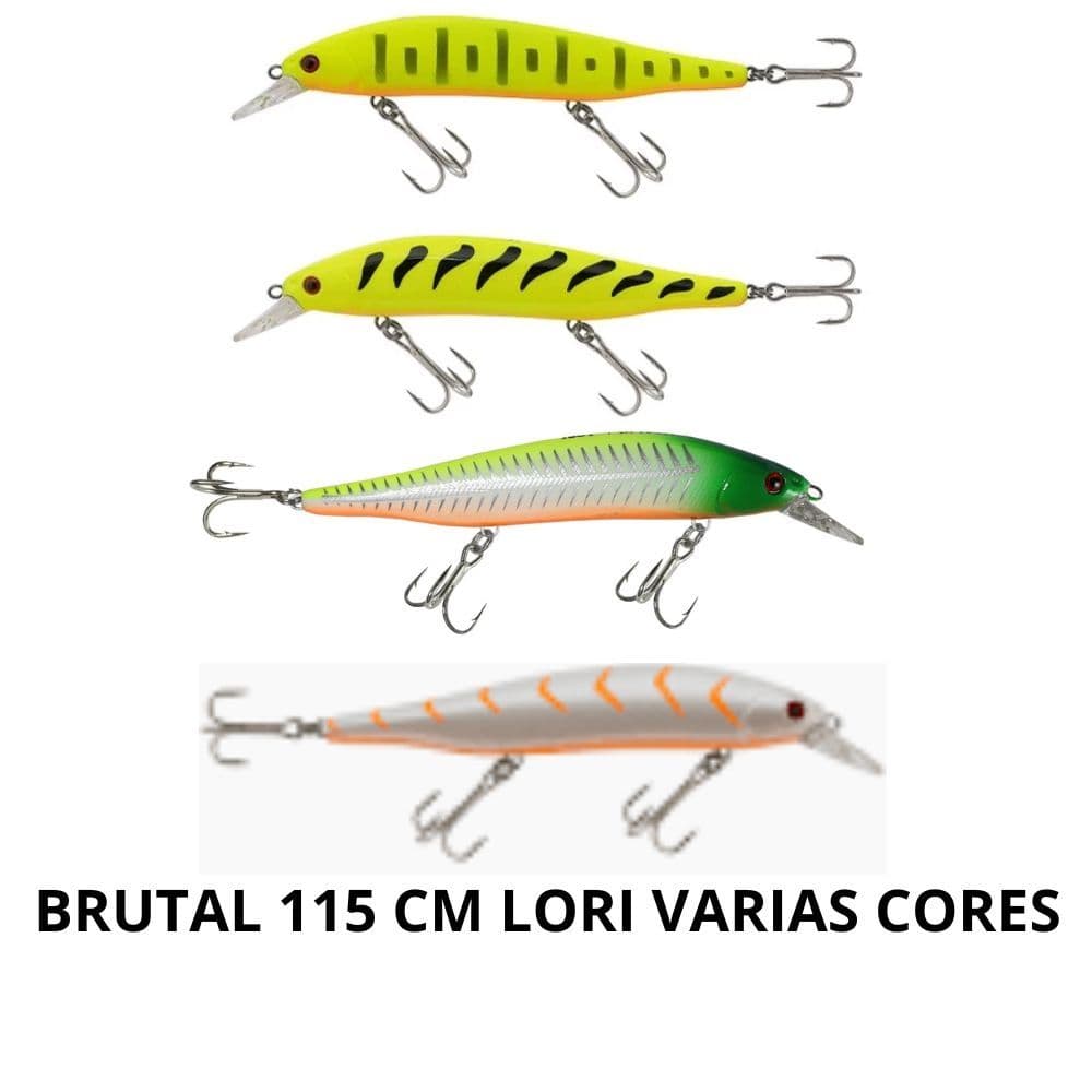 Isca Artificial Lori Fishing Brutal 115 - 11,5 cm 19 g (Sinking) Varias Cores