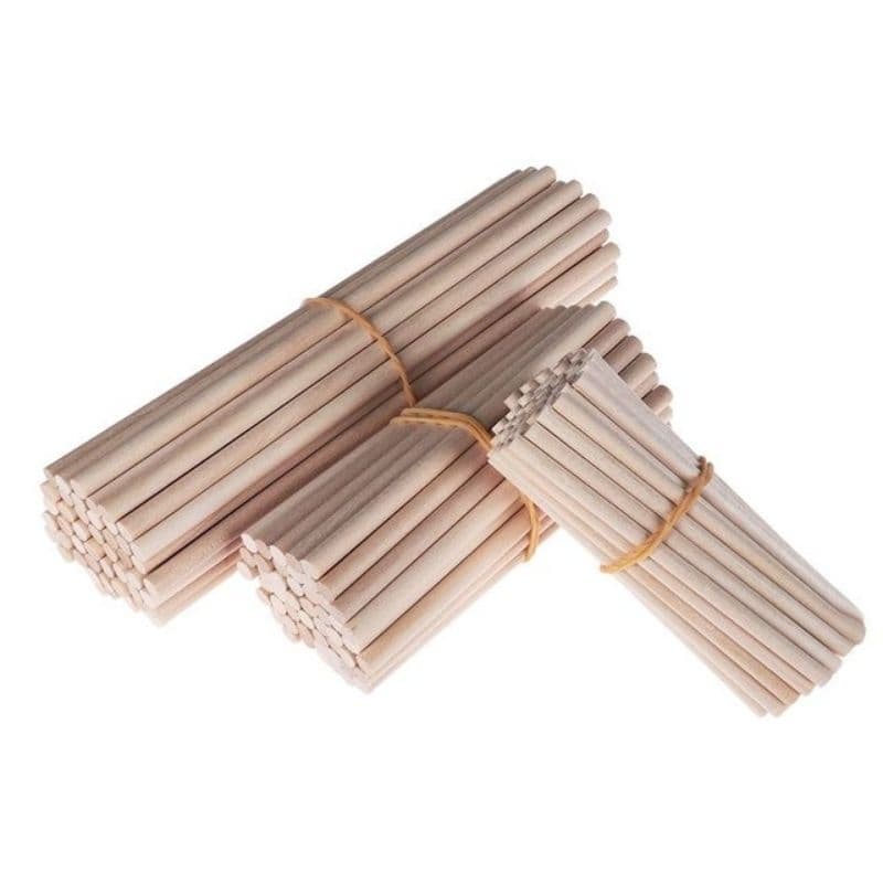 Bastão de madeira 20cm com 130pcs