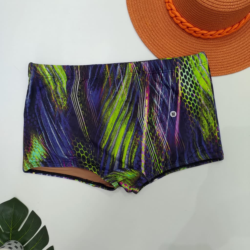 sunga boxer  masculino estampada