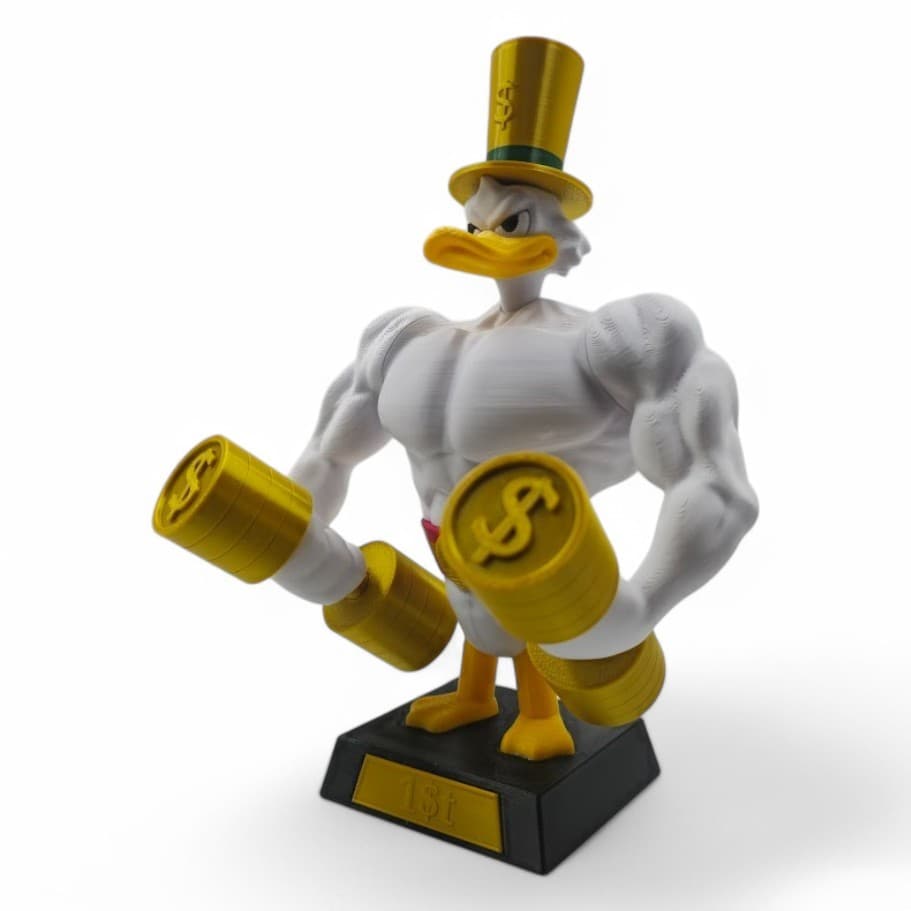 Tio Patinhas Body Builder Action Figure Colecionável Bonde da Maromba
