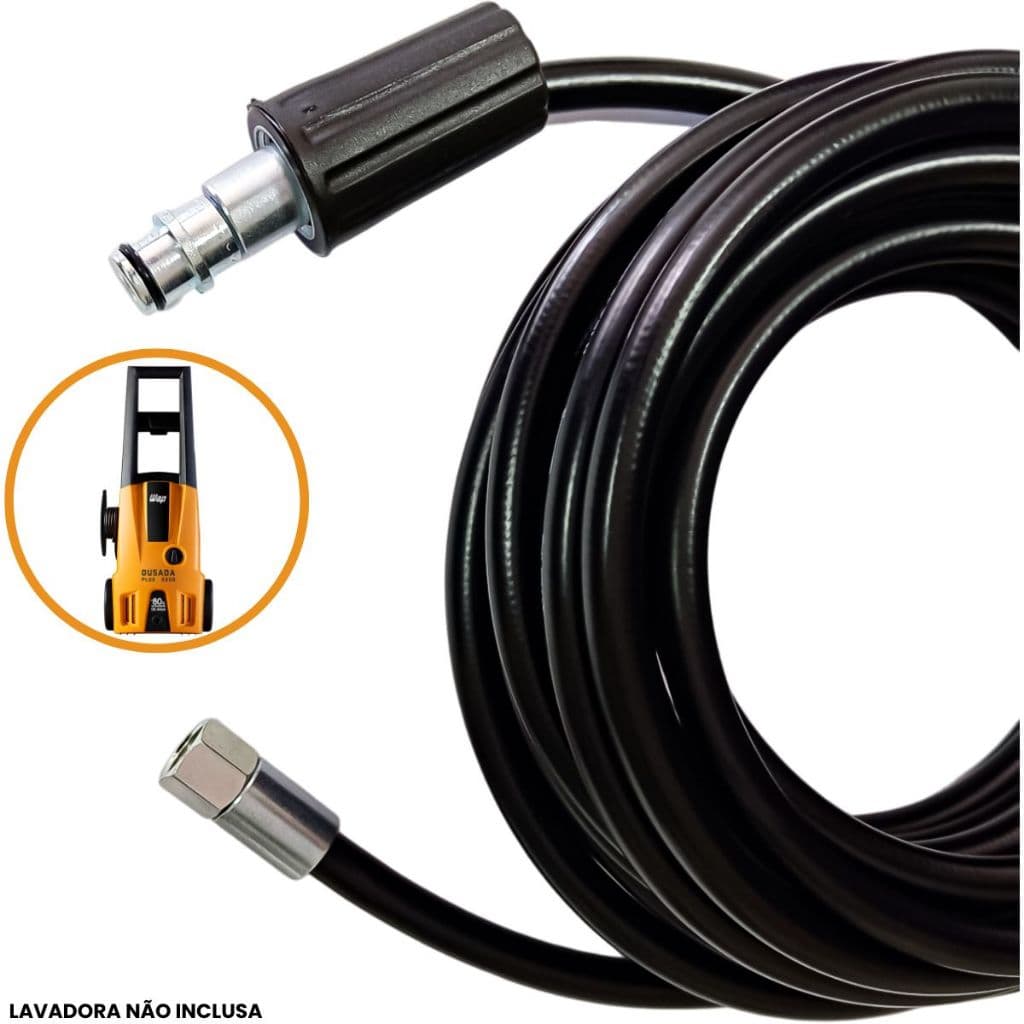 Mangueira de Nylon Para Lavadora de Alta Pressão Wap Ousada Plus 2200, Atacama Smart 2200