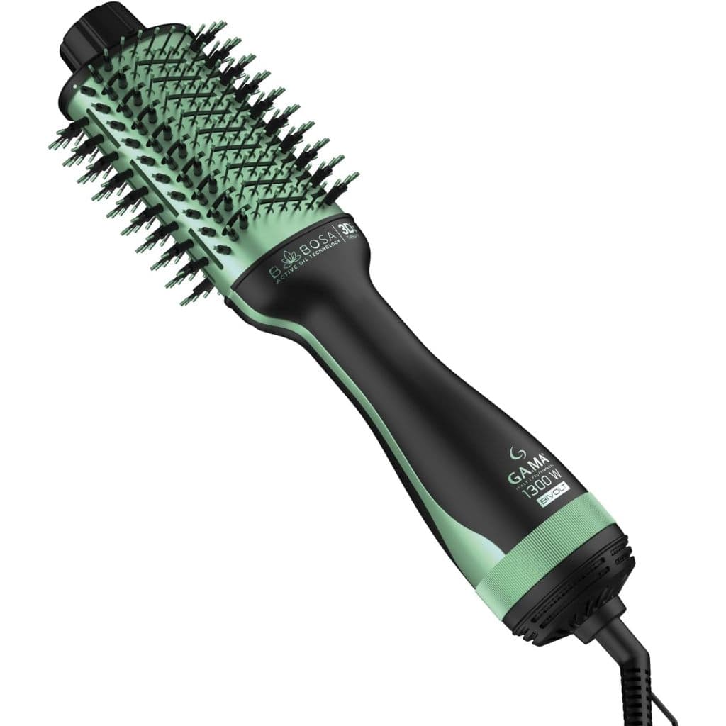 Escova Secadora Gama Italy Babosa Brush 3D Therapy Essential Oil  Alisadora Modeladora Cabelo
