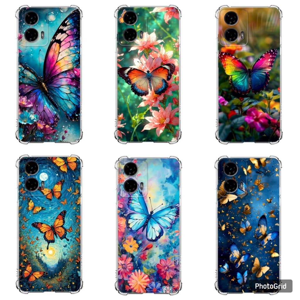 CAPA CAPINHA MOTOROLA G35 , G55 , G75 E G85 TPU DESENHOS VARIADOS CAPINHA CASE BORBOLETAS