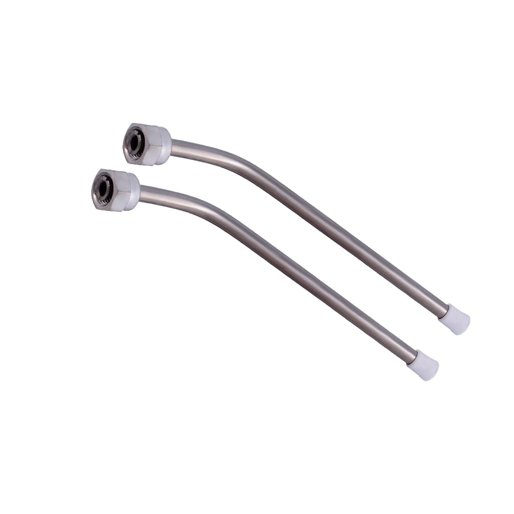 Kit com 2 Bicos Inox da Doceira Recheadeira Recheador Máquina Injetor Bomba Enchedor de Churros 2 Litros e 5 Litros - R2