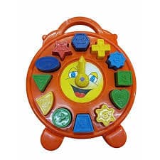 RELÓGIO EDUCATIVO - cores sortidas  - brinquedo  - com números  - divertido  - pedagógico - divplast