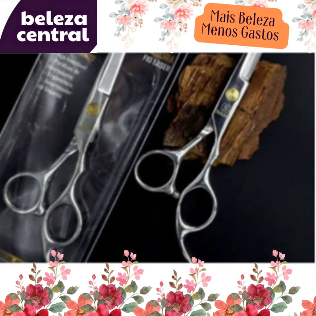 Tesoura de Cabeleireiro Profissional Fio Navalha 6.5  - Inox - Sekich