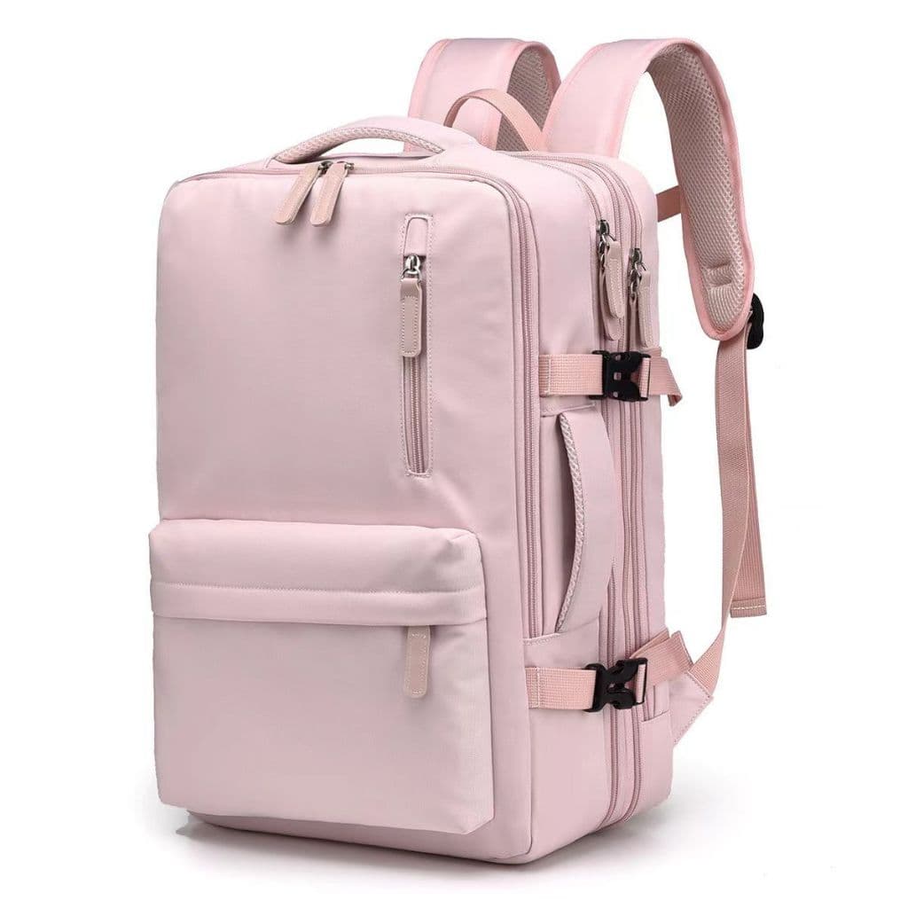 Mochila de Viagem Avião Grande Feminina Executiva Masculina Impermeável Reforçada para Notebook