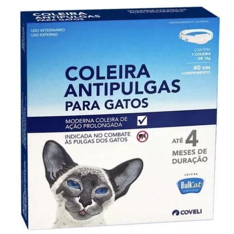 Coleira Anti-pulga Bullcat Coveli
