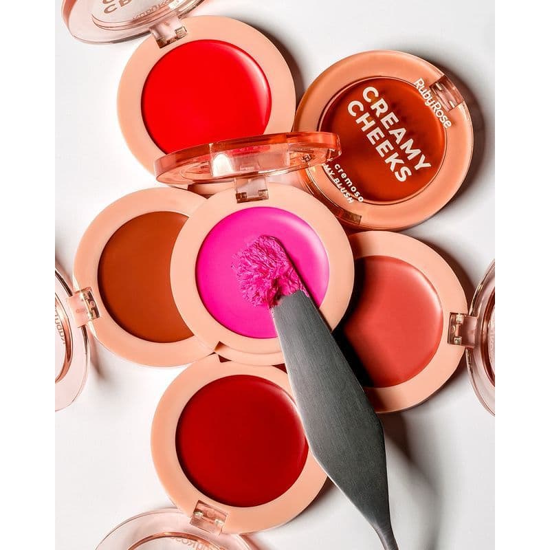 Blush Cremoso Creamy Cheeks Linha Rosa by Ruby Rose