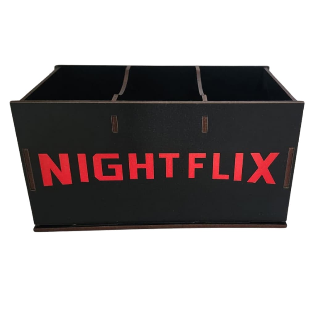 Porta controle Suporte de controle remoto Sala de TV Nightflix Black