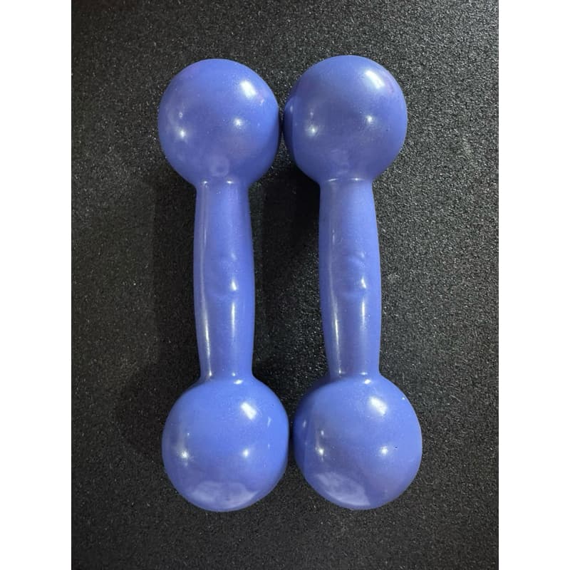 Par de halteres 3kg roxo emborrachado (6kg total)