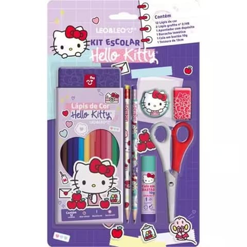 Kit escolar Hello Kitty, Leonora - KT 1 UN