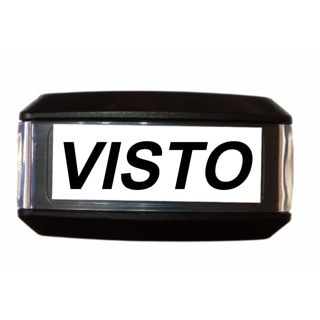 Carimbo Automatico Autoentintado VISTO 14x38mm