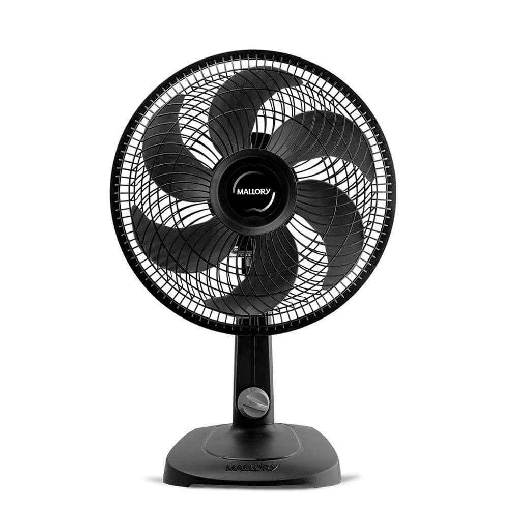 Ventilador de Mesa Mallory 30cm Turbo Compact 6 Pás 3 Velocidades - 127v e 220v