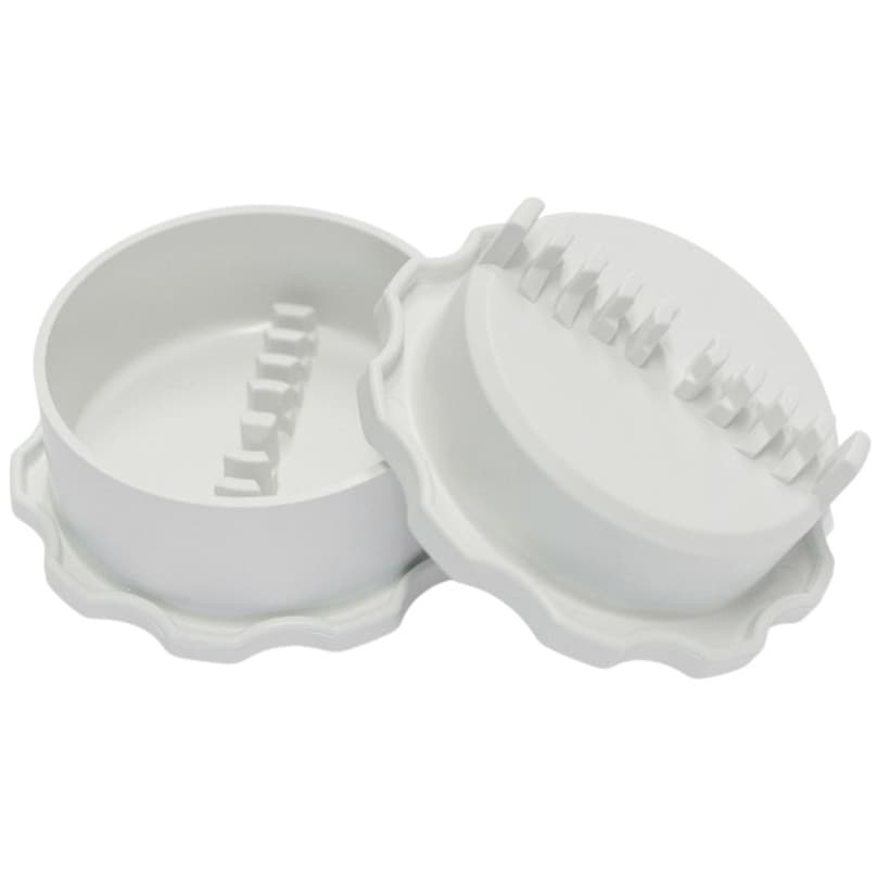 Triturador Alho Mill Pop Original Picador Amassador Redondo Sem Cordinha Branco