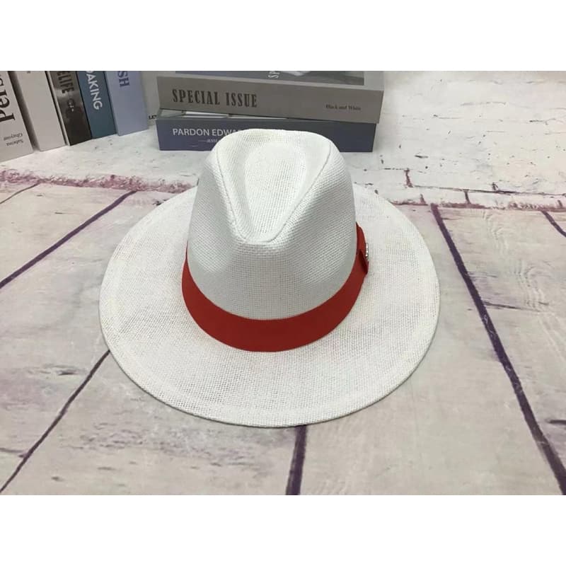 Chapéu Panamá Branco Zé Pilintra Umbanda - Aba Média Unissex Casual e Sofisticado / Várias Cores