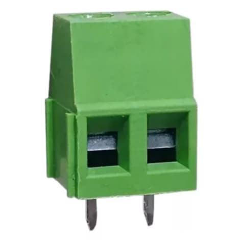 Kit 10 Peças - Borne Kre 2vias Verde -kf128-2t -5,08mm