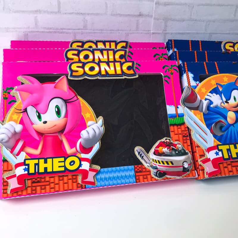 Lousa Mágica/ Tablet led 8,5 Lcd- Personalizado Sonic