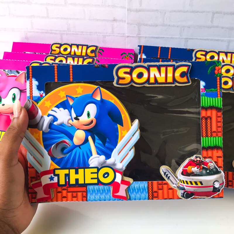 Lousa Mágica / Tablet led 8’5 LCD - Personalizado Sonic
