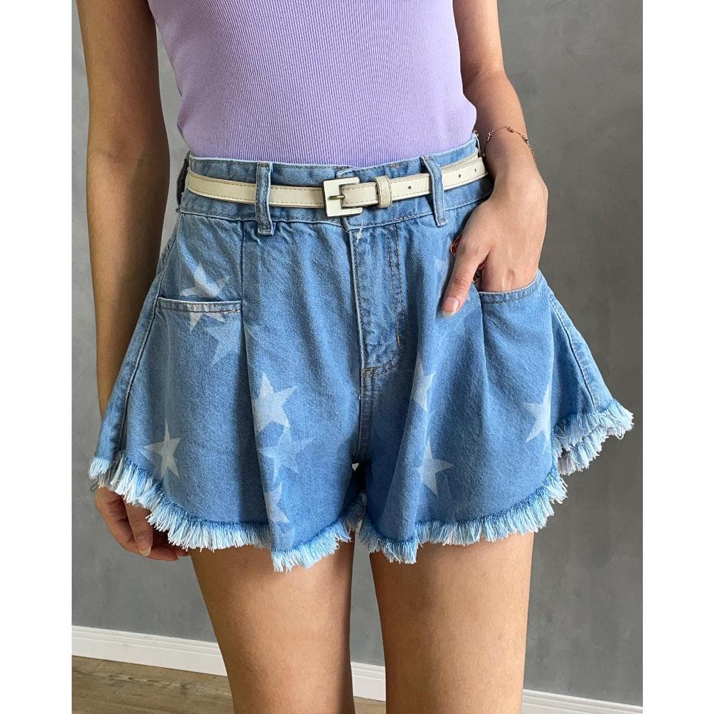 Shorts Jeans Estrela Forever 21