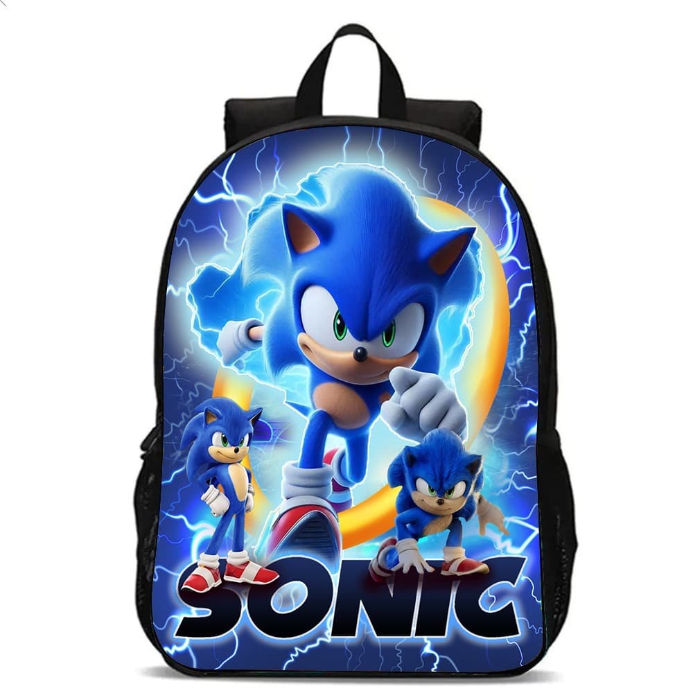 Mochila Escolar Pequena Infantil Desenhos Séries Super Sonic