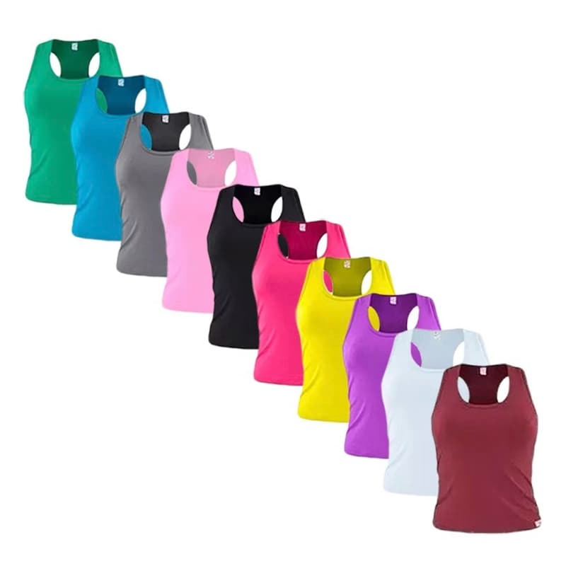 Blusa Regata Feminina Nadadora Básica