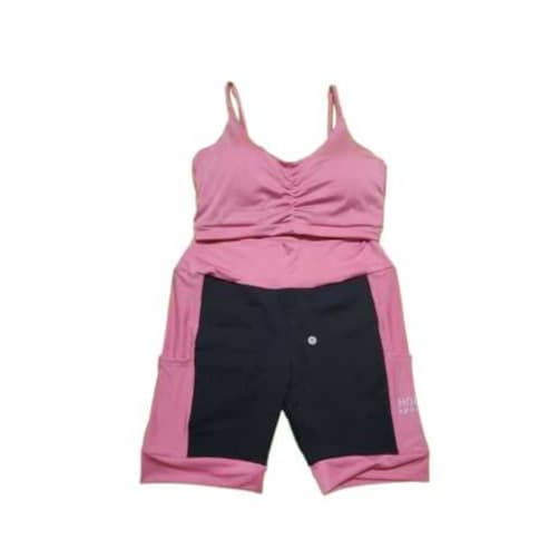Conjunto Fitness Cropped/short Hold Sports